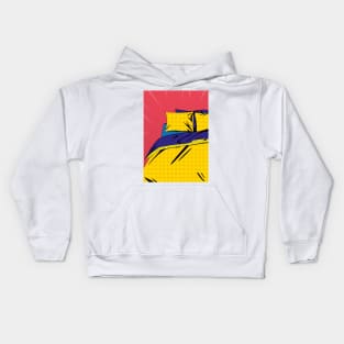 Pop Art bed Kids Hoodie